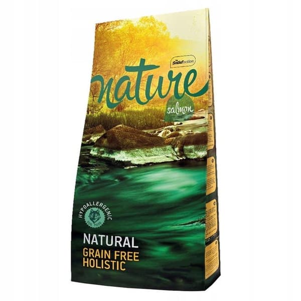 NATURE Kornfri Holistisk Laks - tørfoder til hunde - 2 kg