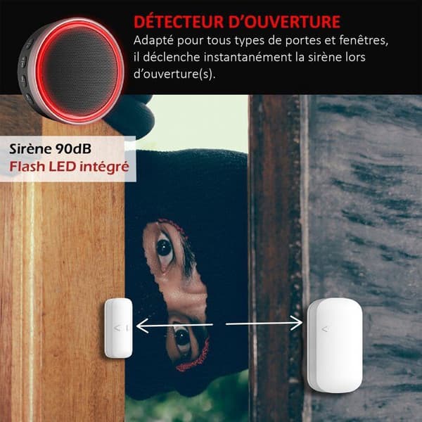 Extra öppningsdetektor - KYF - ALARM-009