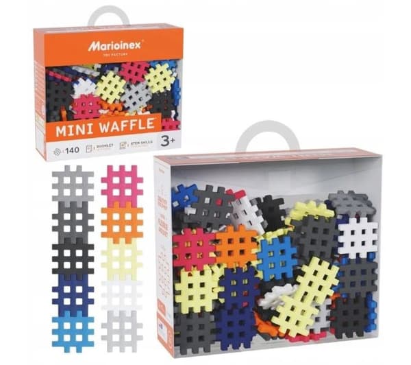 Marioinex Mini Vaffel Byggeklodser Sæt 2, 140 dele