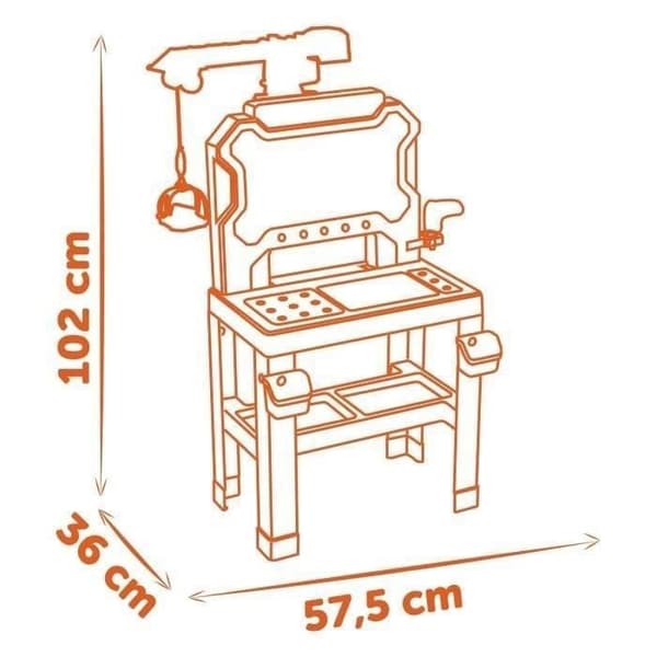 SMOBY - Black+Decker - Bricolo Builder - 3 år gammel