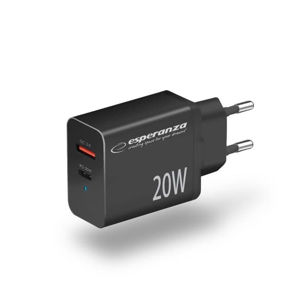 Esperanza EZC105K strømforsyning 20W sort