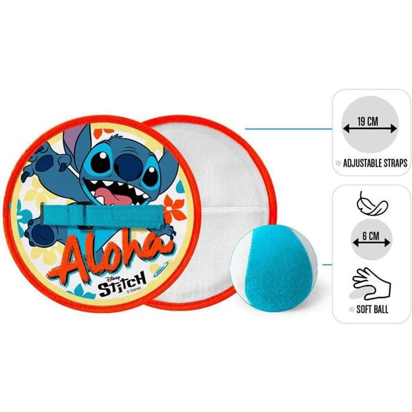 Dartskive og pile - DISNEY - Stitch - Scratch - 36 cm
