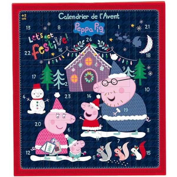 Förkalender 36 bitar - Peppa Pig - Jemini - 36 x 39,5 cm