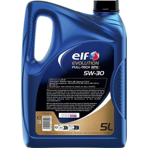 Motorolie - ELF - Evolution Full-Tech RPX 5W-30 - 5L