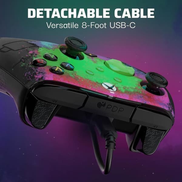 Gamepad - Xbox - Rematch Glow Advanced - Filiare - Space Dust - PDP