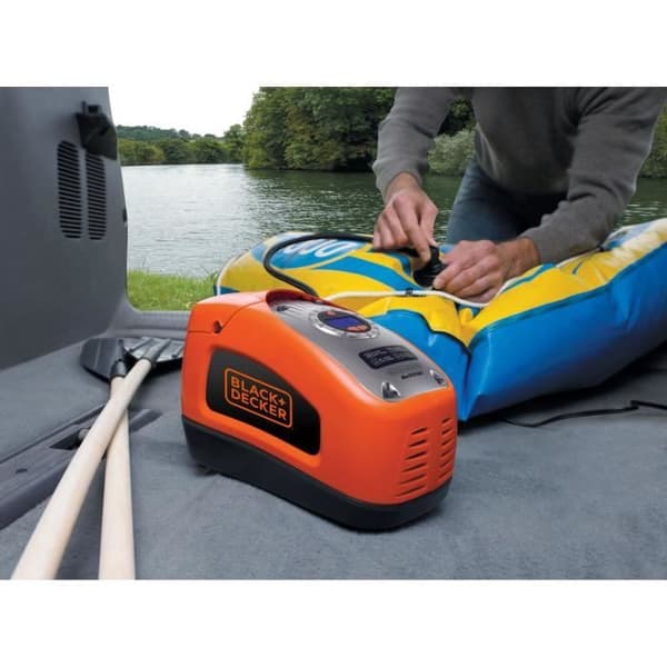 BLACK & DECKER Programmerbar kompressor 12 V / 220 V 11 bar