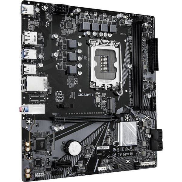 Moderkort - GIGABYTE - B760M H V2 - Micro-ATX-format - Intel B760-chipset - DDR5