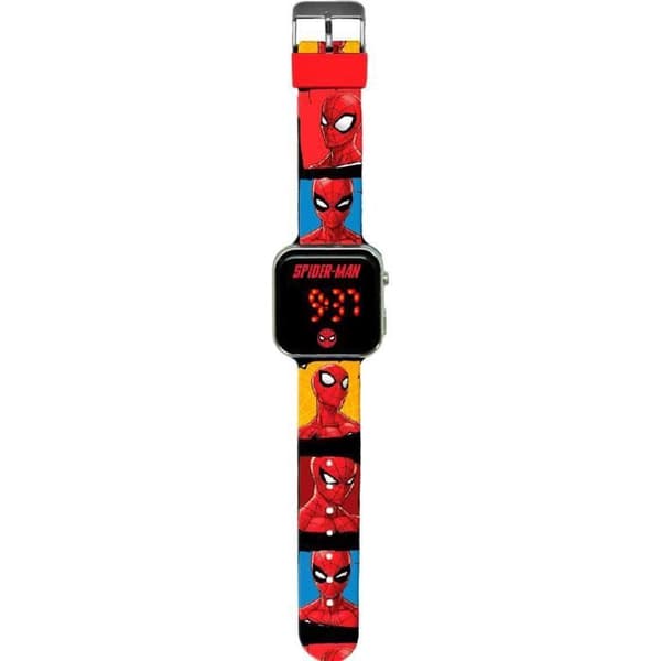 Spider-Man LED-klocka - BARNKÖRKORT - SPD4903
