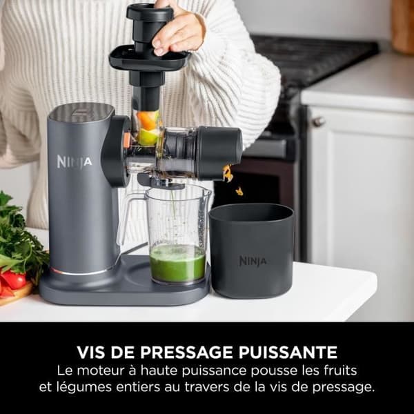 Juicer - Ninja - JC151EU - 150W - 0,887L - Grå-Sort
