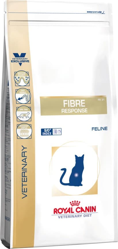 ROYAL CANIN Veterinary Gastrointestinal Fiber Response Torrfoder för katter Fjäderfä 2 kg