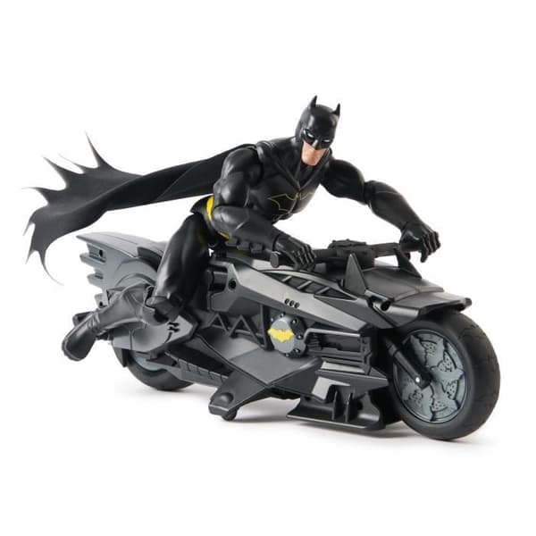 RC Batmotorcykel + Batman-paket - 30 cm figur - Batman