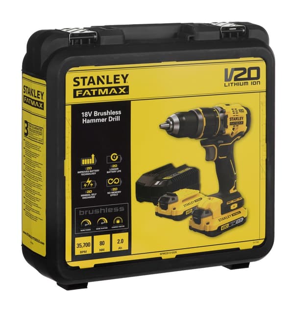 STANLEY SFMCD721D2K Sladdlös borrmaskin 18V