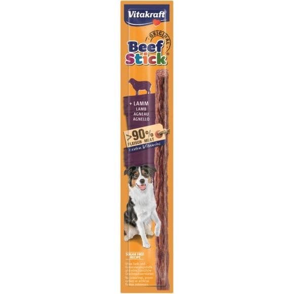 VITAKRAFT Nötköttsstick Lamm - hundgodis - 12g