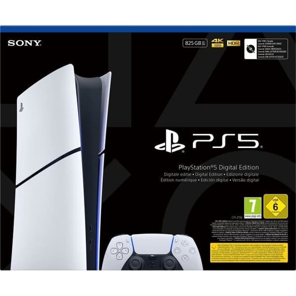PlayStation 5-konsol - Digital udgave (slank model)
