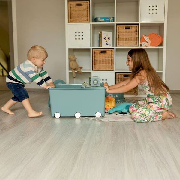 Förvaringslåda - THERMOBABY - PLAYBOX - Maxi - Azurgrön