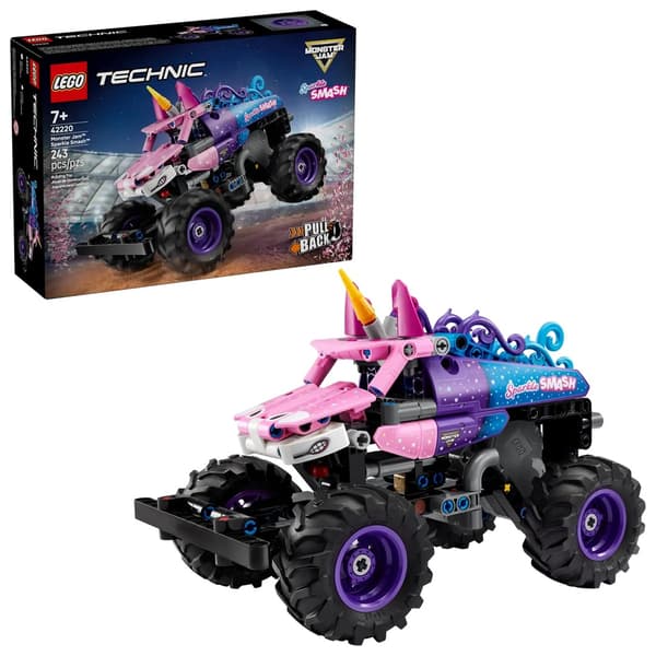 LEGO TECHNIC 42220 Monster Jam Sparkle Smash Dragbil
