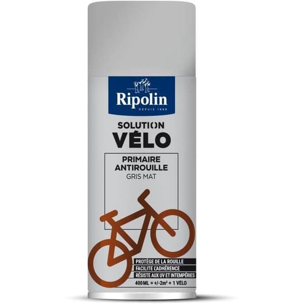 Bike Solution - RIPOLIN - 0,4 L - Mat anti-rust primer