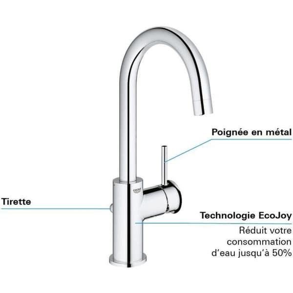GROHE - Etgrebs håndvaskarmatur - Størrelse L