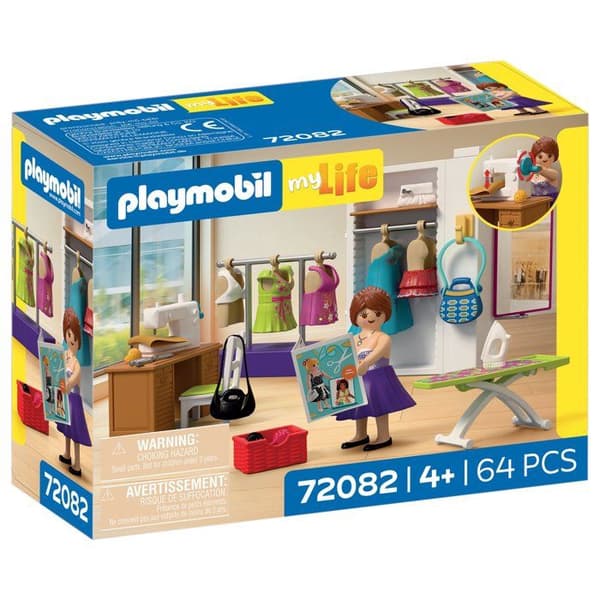 Playmobil 72082 Modedesignstudio, Mitt Liv Shopping, 64 delar, Ålder 4+
