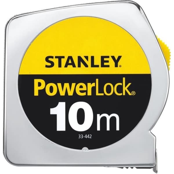 Dimensioner - STANLEY - 1-33-442 - 10 m x 25 mm - Powerlock Classic ABS