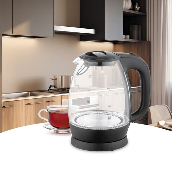 Maestro MR-063 - Sort Glas Elkedel 1,7 L