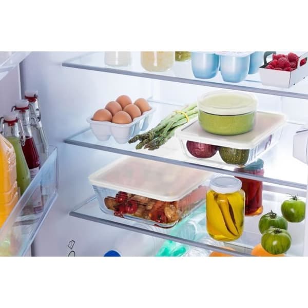PYREX - 244P000 / 7043 - Rektangulär form med lock - 27 cm * 22 cm - Pyrex Cook & Freeze