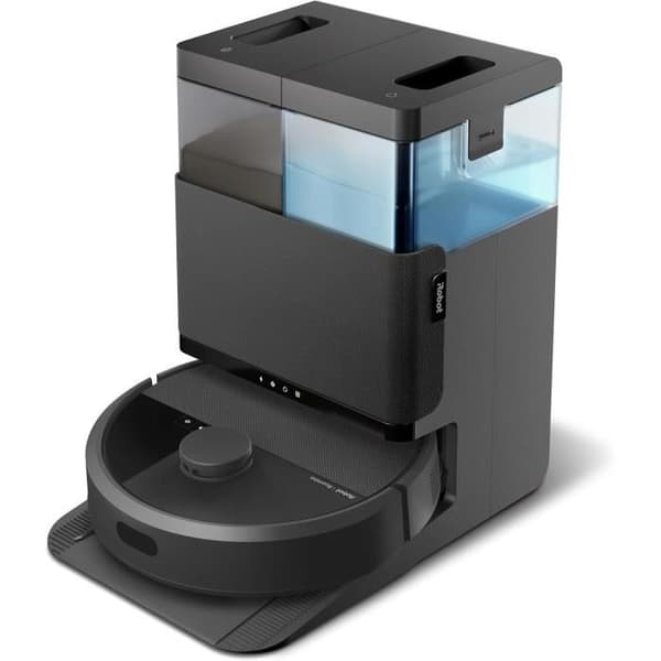 Robotdammsugare - iRobot Roomba Plus 405 - Svart - IoT-kompatibel - Programmerbar rengöring