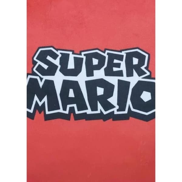 3D-kudde - MARIO BROS - Mario-ansikte - Mikrofiber - 40 cm