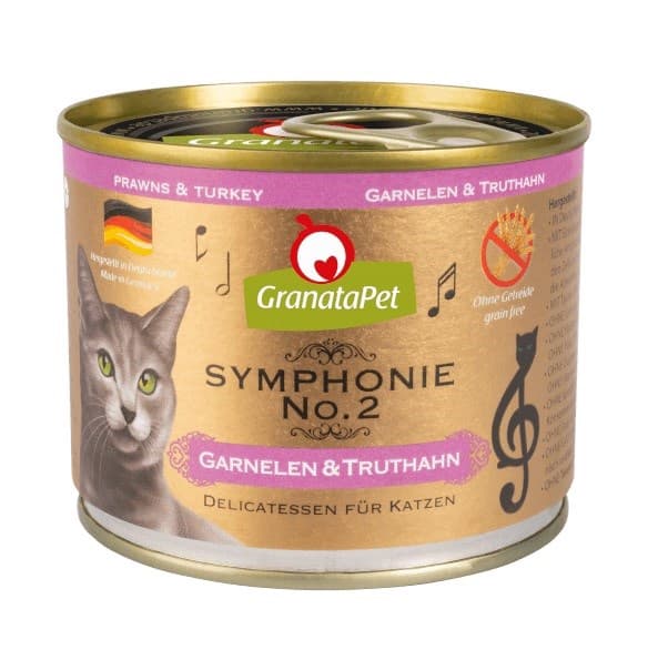 GRANATAPET Symphonie No.2 Rejer og kalkun - vådfoder til katte - 200 g