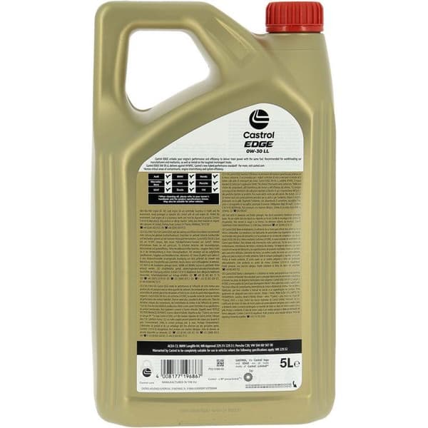 Motorolja - CASTROL - EDGE 0W-30 LL - 5L