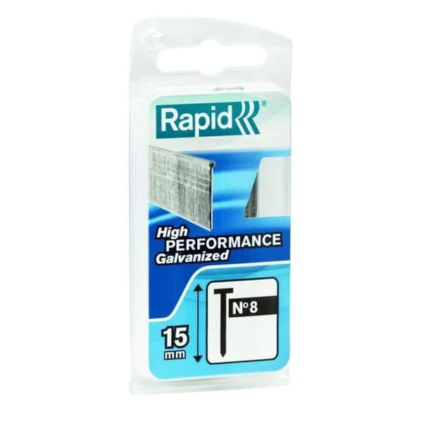 RAPID 1000 kärkeä 8 / 15 mm sinkitty