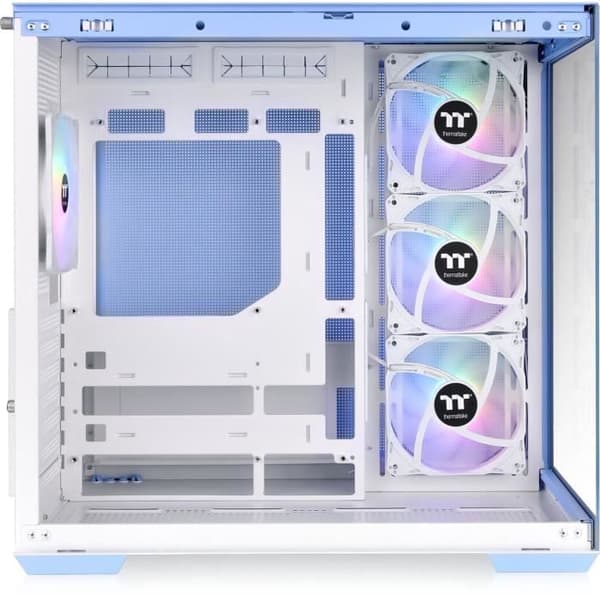 PC-chassi - THERMALTAKE - View 380 TG ARGB Hydrangea Blue - Midi Tower - ATX - Härdat glas - Blå