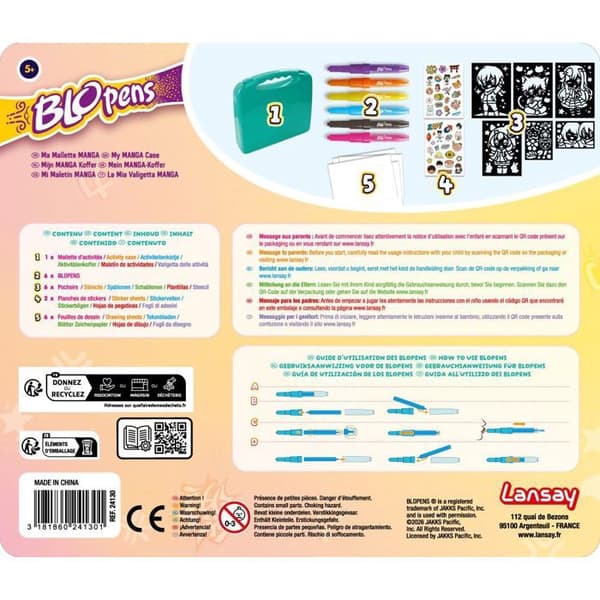 Blopens - LANSAY - Mitt Mangafodral - Från 5 år
