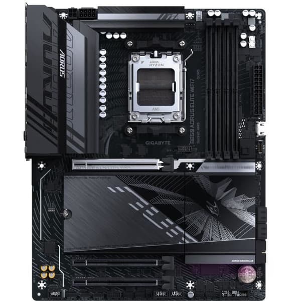 Moderkort - GIGABYTE - B850 AORUS ELITE WIFI7 - Socket AM5 - DDR5 - Wi-Fi 7