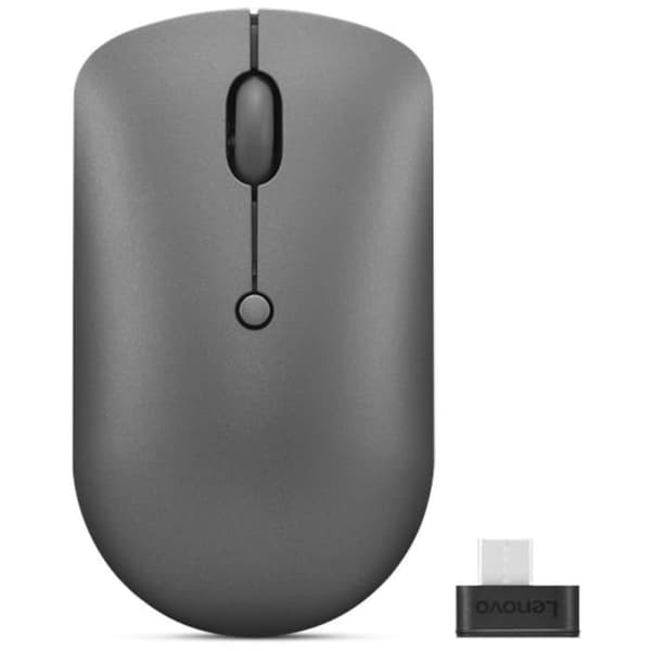 Lenovo 540 kompakt trådlös mus med USB-C, grå