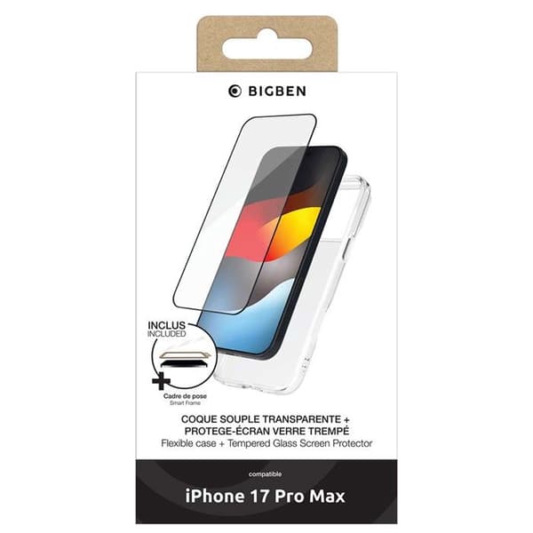 Skal + Härdat Glas Paket - iPhone 17 Pro Max - SmartFrame