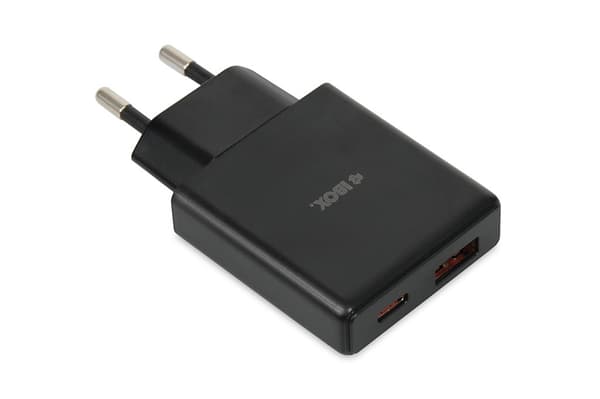 iBOX C-43 Slim GaN PD30W -seinälaturi, musta