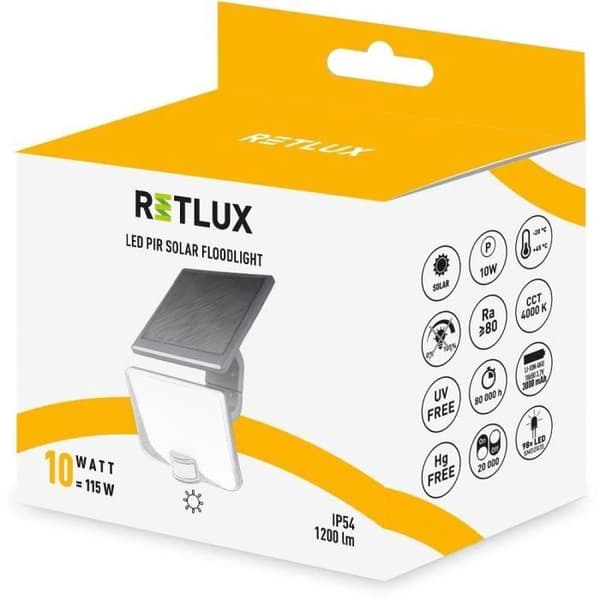 LED-spotlight med rörelsesensor - RETLUX - RSL 258