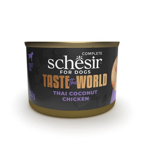 SCHESIR Taste the World Kylling Thai Kokos - vådfoder til hunde - 150 g