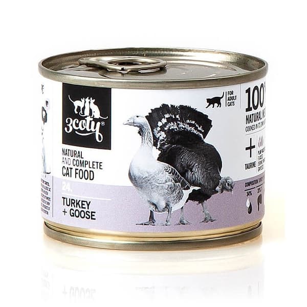 3COTY 24. Kalkun og gås - vådfoder til katte - 180 g