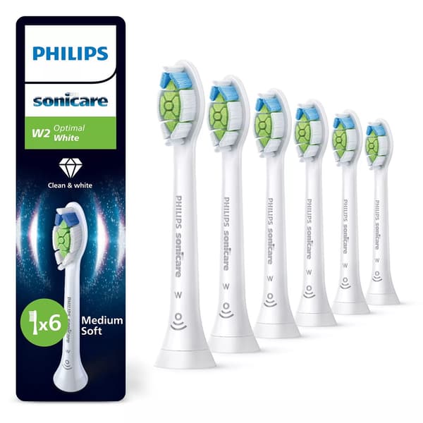 Philips Optimal White HX6066/87 6-pack borsthuvuden