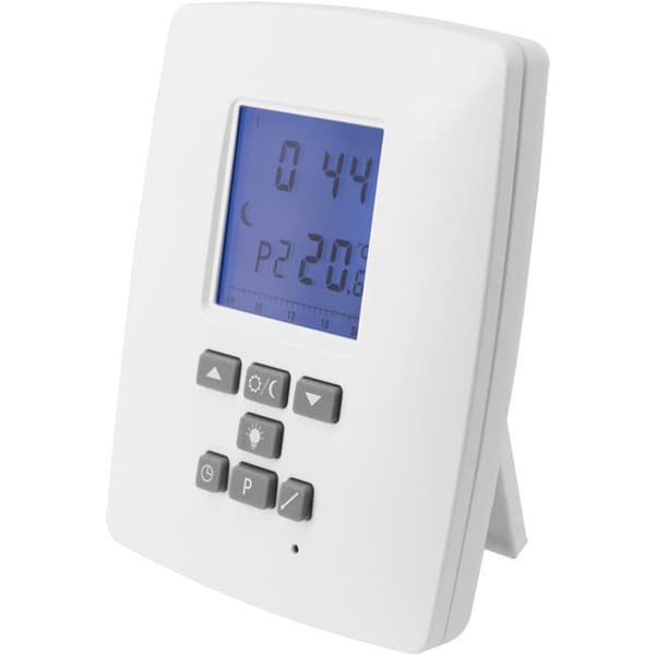Programmerbar elektronisk termostat - GAO - Trådløs - 3 brugerdefinerbare programmer + 6 forprogrammerede programmer - 70m transmission