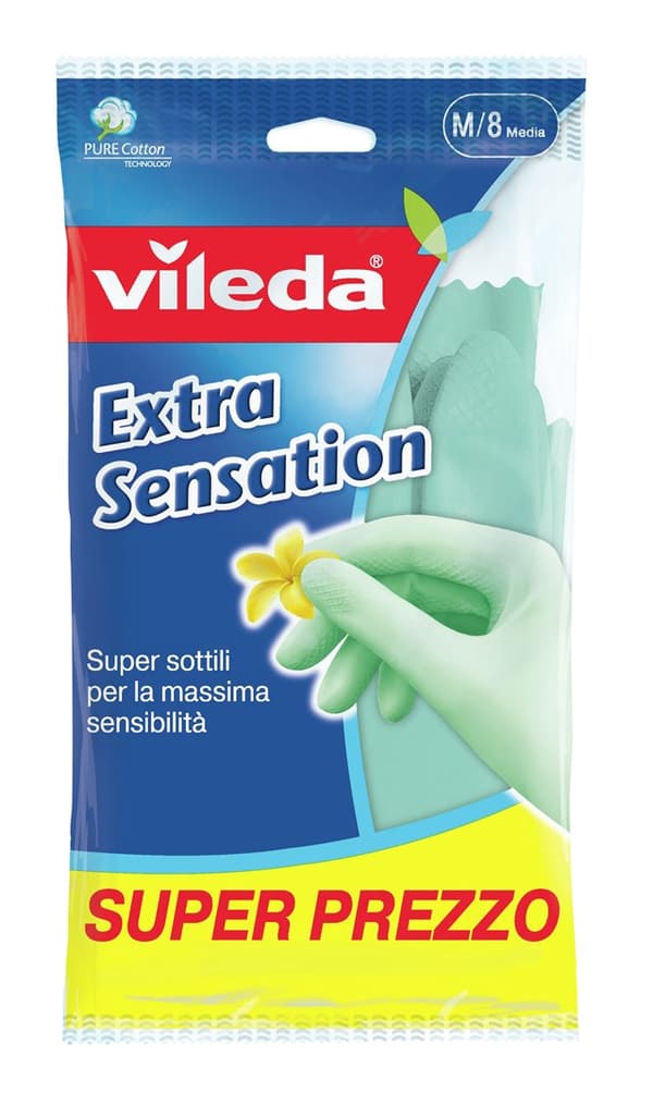 Handsker Vileda Extra Sensation "M"