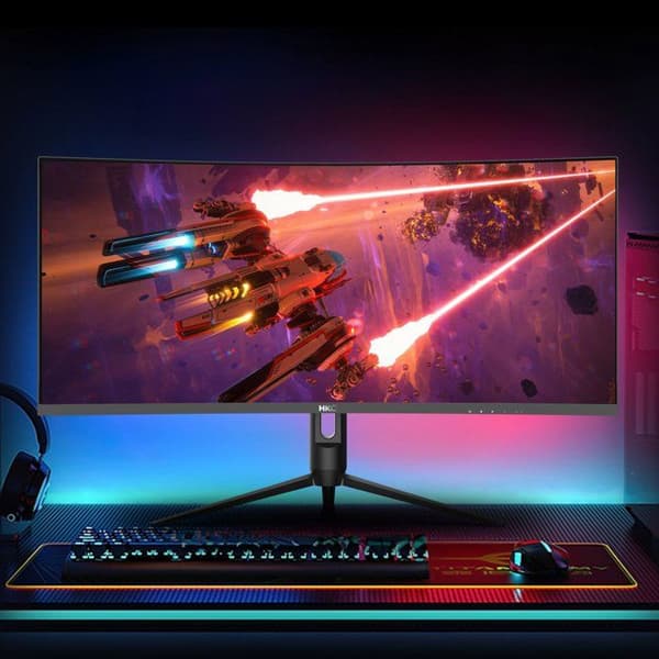 PC-spilskærm - HKC - 34 tommer - 200 Hz - VA-panel - 1 ms - CG345U