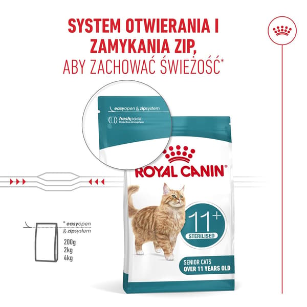 ROYAL CANIN Aging 11+ Sterilized - tørfoder til katte - 4 kg