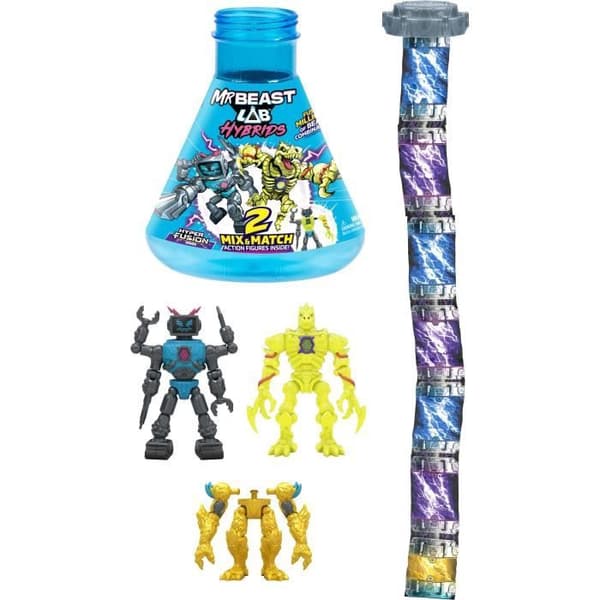 2-pak figurer - MRBEAST LAB - Mix & Match - Tilfældig model + halvfigur