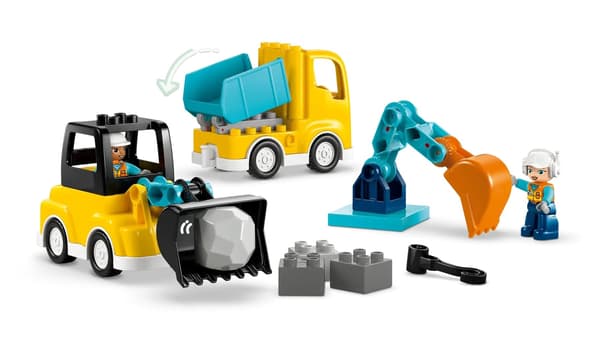 LEGO DUPLO 10475 3 i 1 Entreprenørkøretøjer
