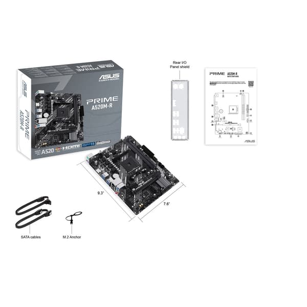 ASUS PRIME A520M-R AMD A520 Socket AM4 micro ATX -emolevy