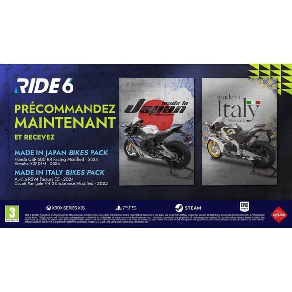Ride 6 - Dag ett-utgåvan - PS5-spel