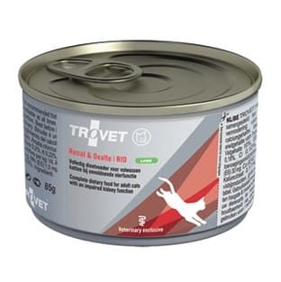 TROVET Renal & Oxalat RID Lam - vådfoder til katte - 100 g